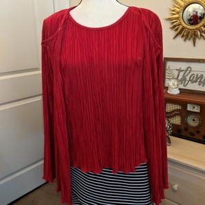 Bay Studio red dressy twinset